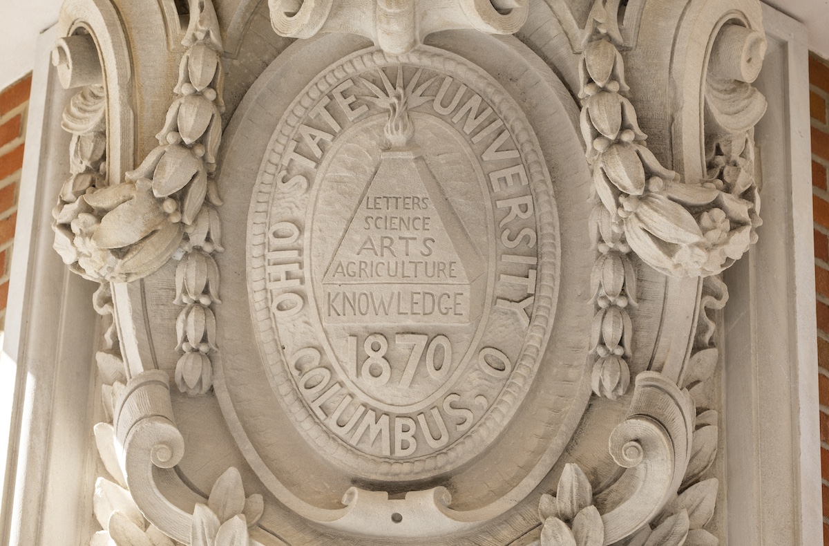 Stone seal of The Ohio State University