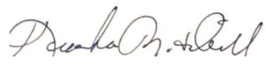 Signature of Kesha Mitchell